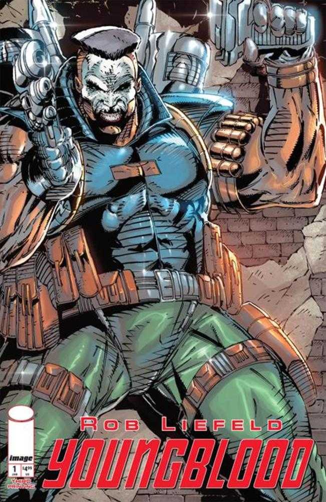 Youngblood #1 (2025) 3rd Printing Cover B Rob Liefeld Variant