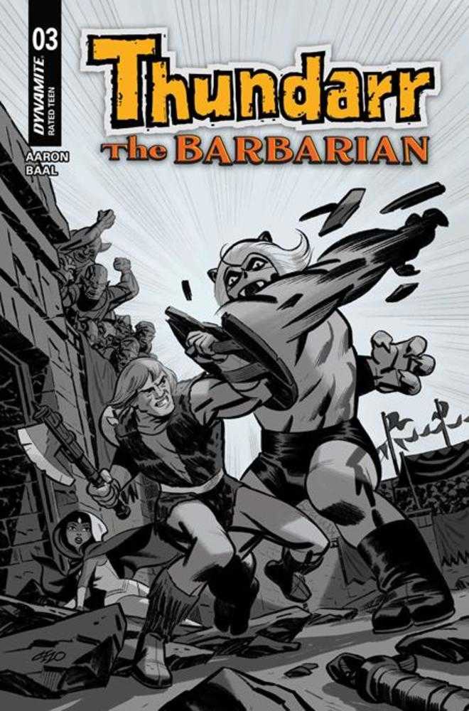 Thundarr The Barbarian #3 Cover F 1:10 Michael Cho Line Art Variant