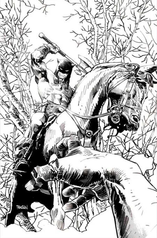 Fire And Ice Darkwolf #4 Cover O 1:10 Dan Panosian Line Art Full Art Variant