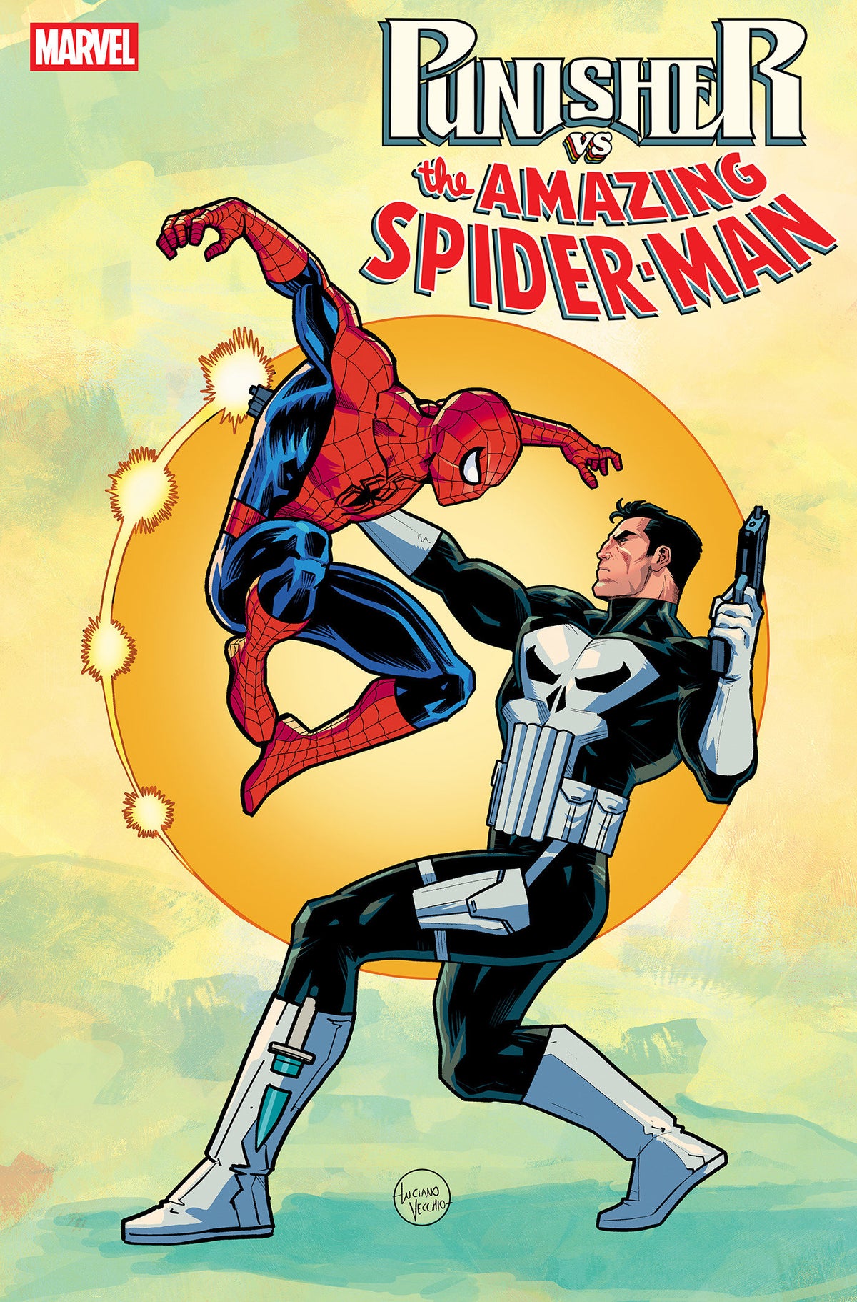 Punisher vs. Spider-Man #3 Luciano Vecchio 1:25 Variant