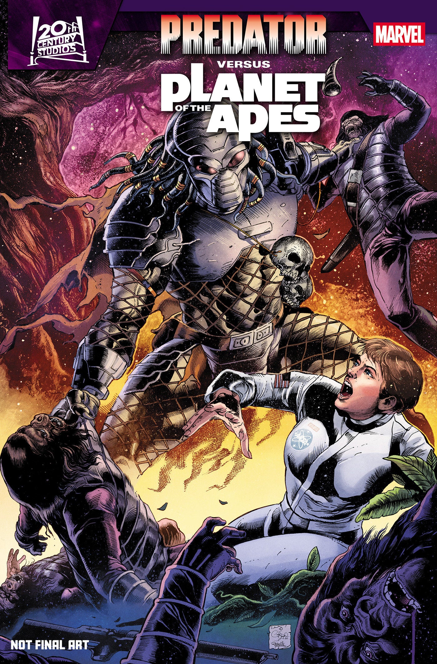 Predator vs. The Planet Of The Apes #1 C Magno 1:25 Variant