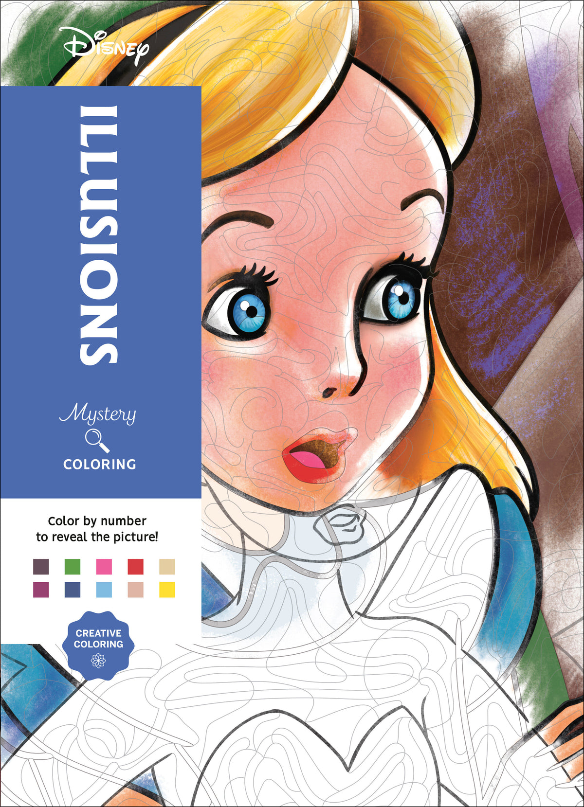 Disney Mystery Coloring: Illusions