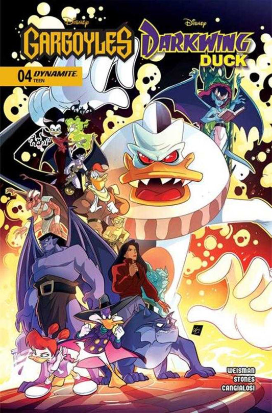 Gargoyles Darkwing Duck #4 Cover D Ciro Cangialosi Variant