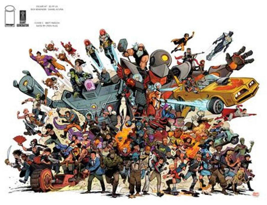 Escape #7 Cover C Inc 1:15 Parson Group Shot Wraparound Variant