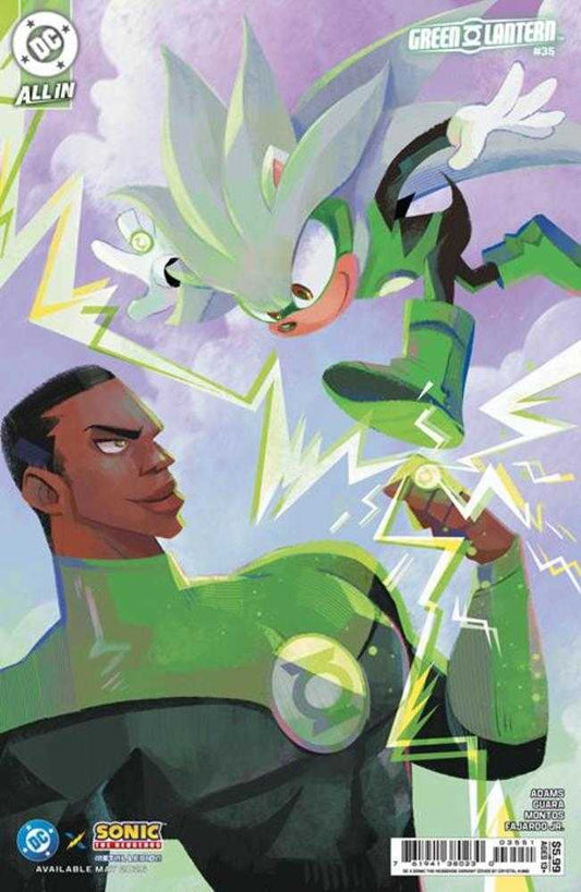 Green Lantern #35 Cover E Crystal Kung DC X Sonic Card Stock Variant