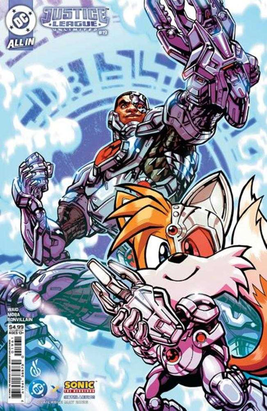Justice League Unlimited #19 Cover F Carlos Danda DC X Sonic Card Stock Variant