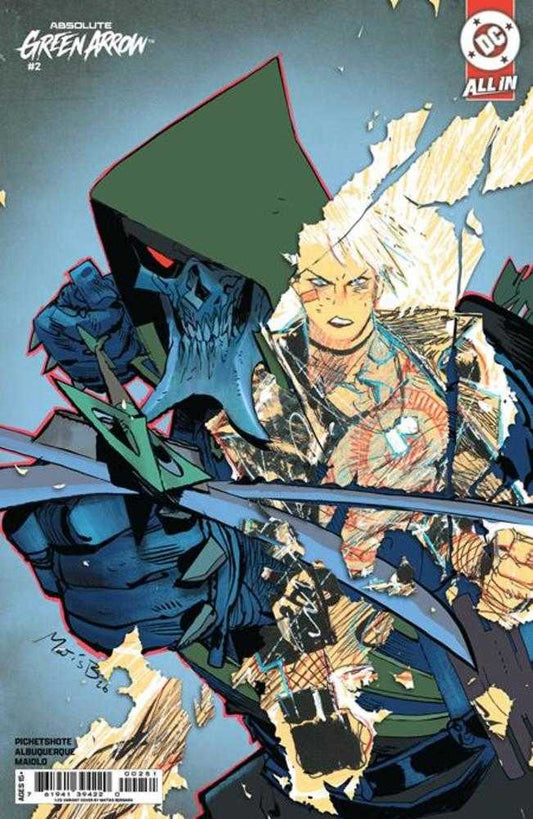 Absolute Green Arrow #2 (Of 6) Cover E 1:25 M Bergara Card Stock Variant