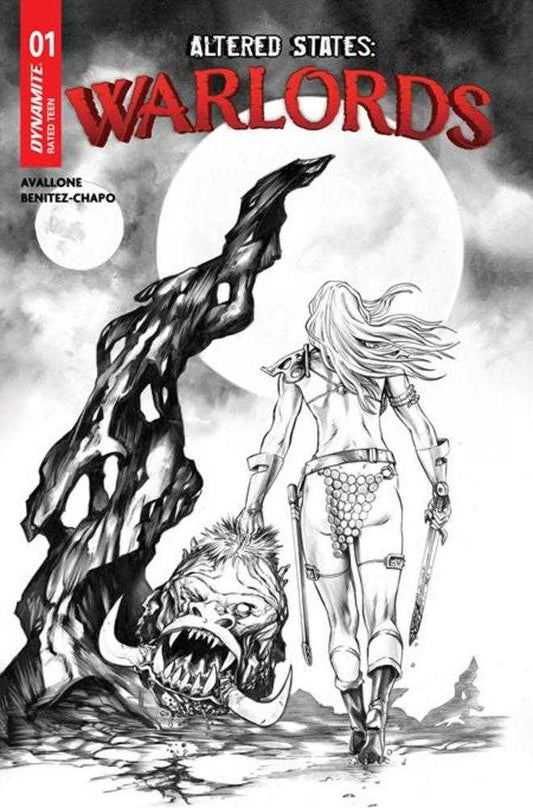 Altered States Warlords #1 1:10 Mike Rooth Line Art Variant