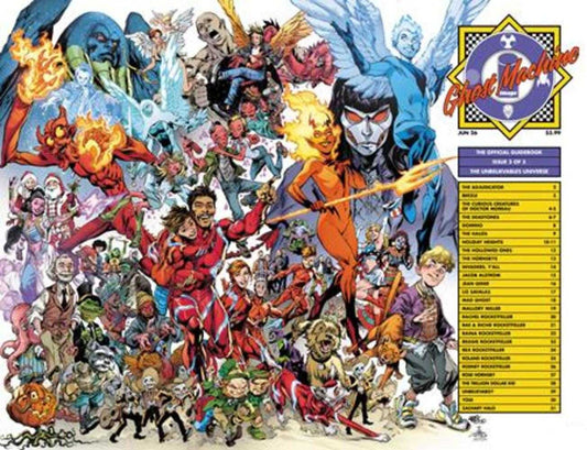 Ghost Machine The Official Guidebook #3 (Of 5) Cover C Ivan Reis & Danny Miki Wraparound Variant
