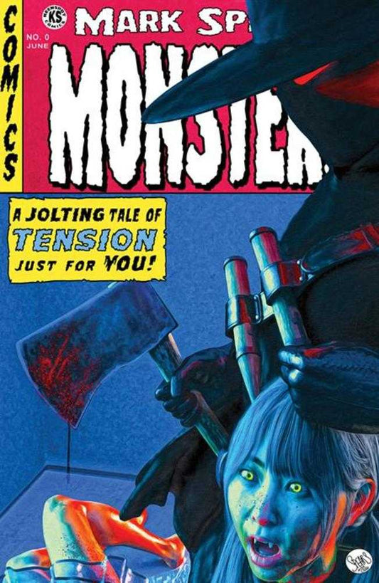 Mark Spears Monsters #0 Deluxe Edition (One Shot) Cover C Mark Spears Crime Suspen Stories 22 Homage Variant