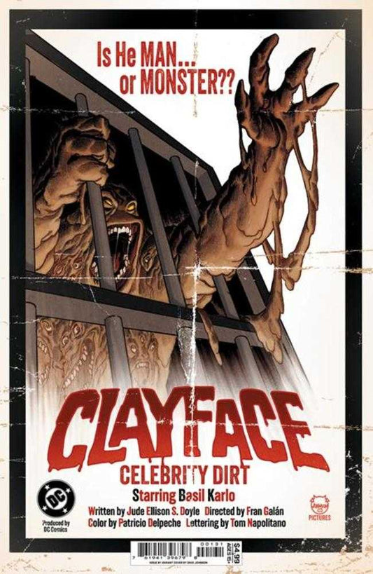 Clayface Celebrity Dirt #1 (Of 6) Cover C Dave Johnson Card Stock Variant