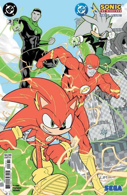 DC X Sonic The Hedgehog The Metal Legion #3 (Of 5) Cover C Travis Mercer Card Stock Variant