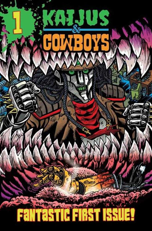 Kaijus & Cowboys #1 (Of 12) Cover A Frankie B Washington