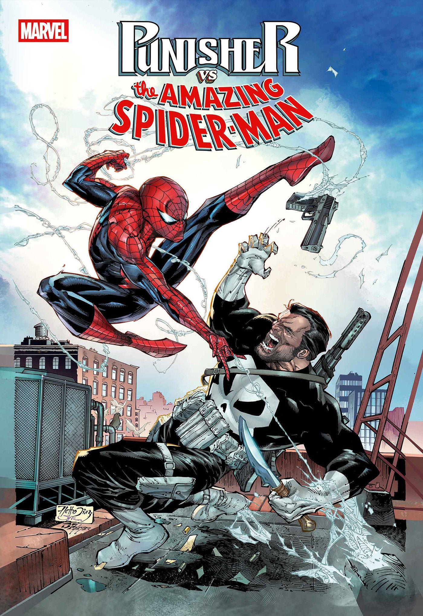 Punisher vs. Spider-Man #1  1:25 Netho Diaz Variant