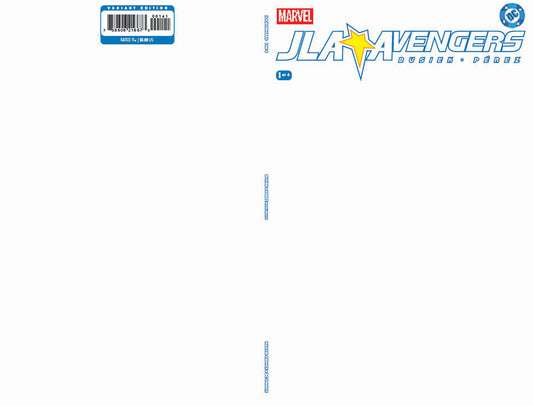 JLA/Avengers #1 Facsimile Edition Blank Cover Variant