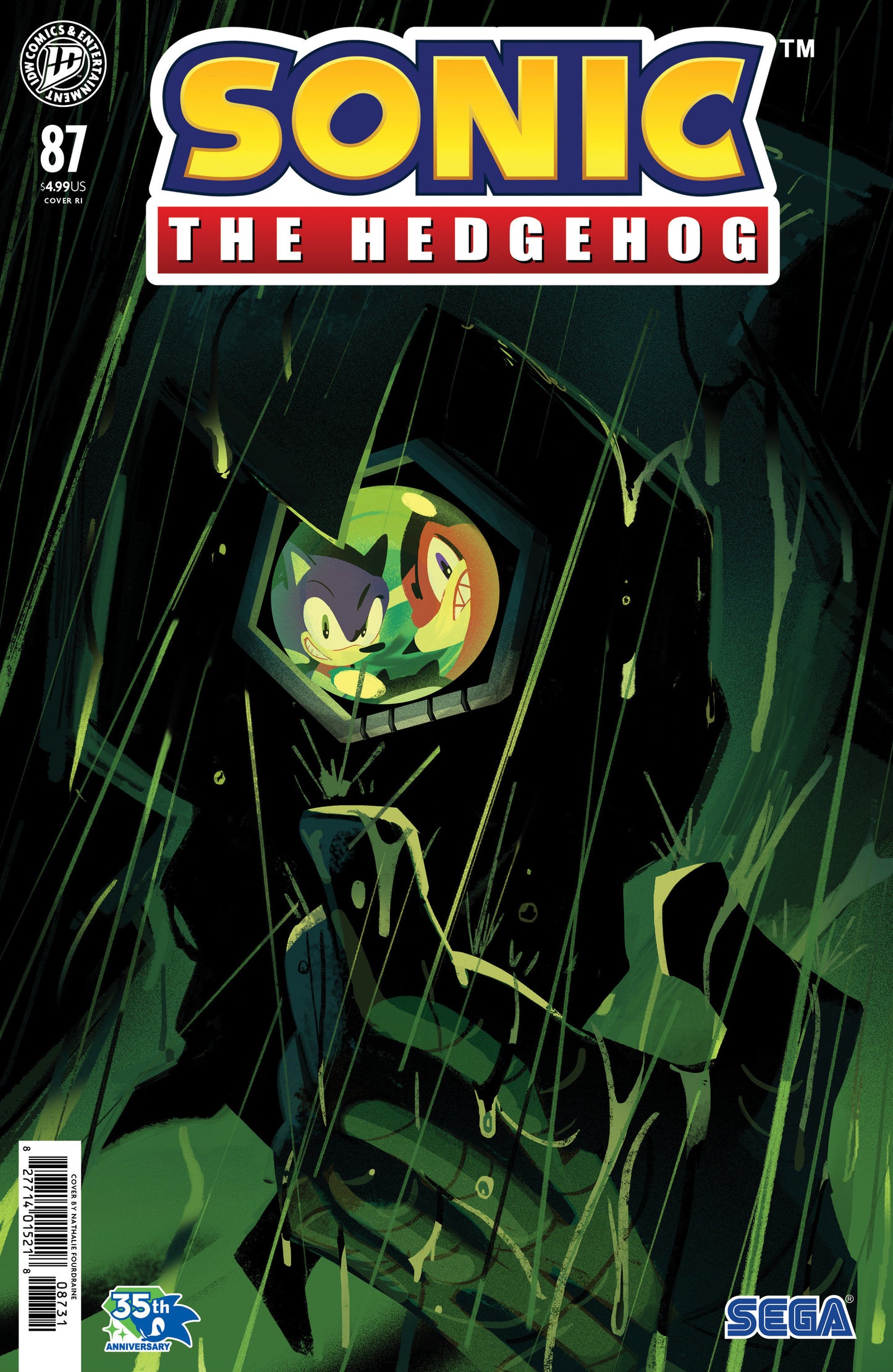 Sonic The Hedgehog #87 Variant Ri 1:15 (Fourdraine)