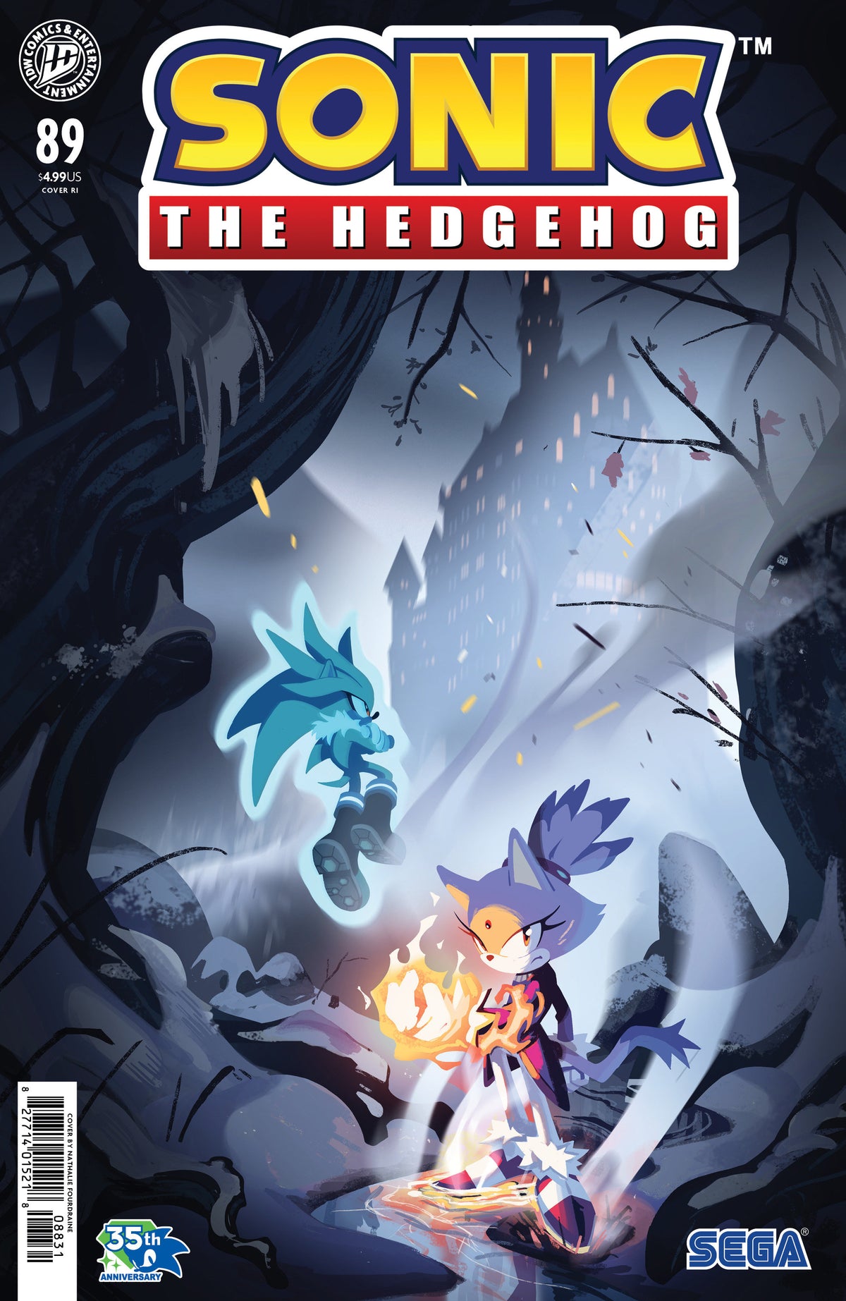 Sonic The Hedgehog #89 1:15 Variant Ri (Fourdraine)