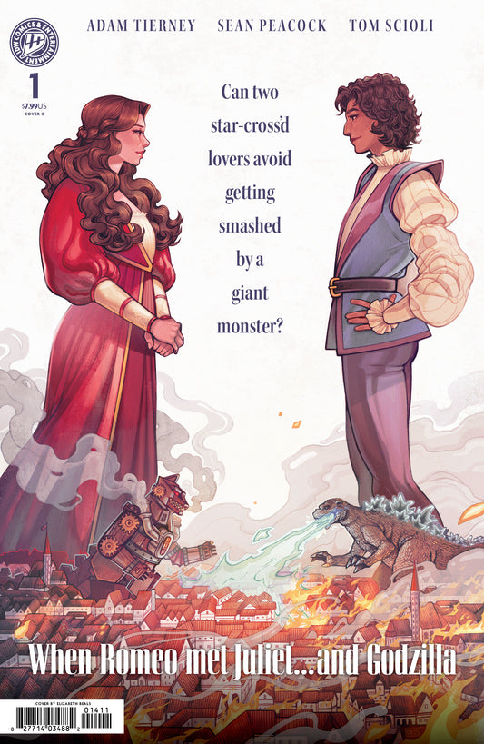 Godzillas Monsterpiece Theatre Presents: Romeo & Juliet & Godzilla Variant C (Beals Movie Homage Cover)