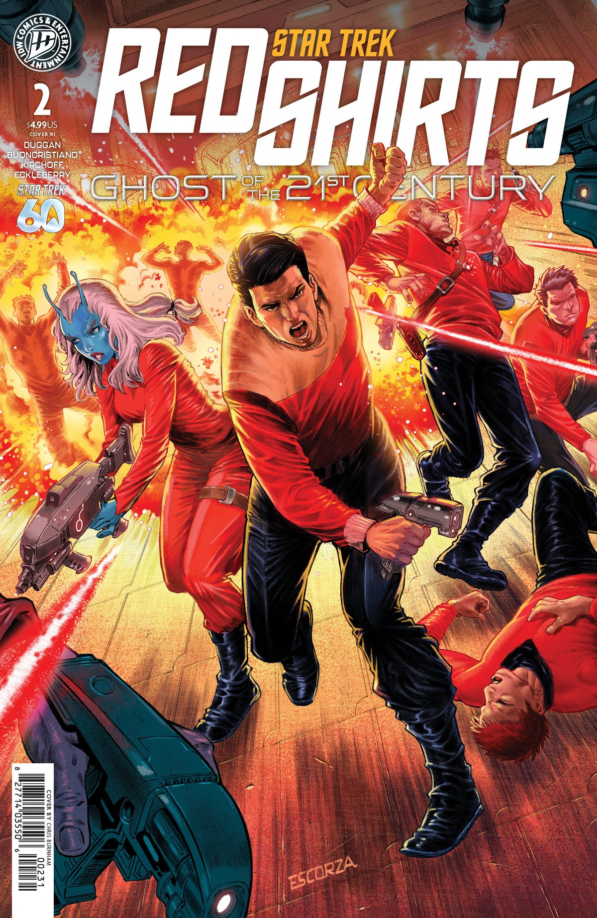 Star Trek: Red Shirts  Ghost Of The 21st Century #2 1:10 Variant Ri (Escorza Brothers)
