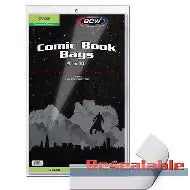 Graded Comic Resealable Bags 100ct 9x14