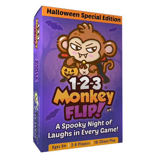 1-2-3 Monkey Flip Halloween Card Game