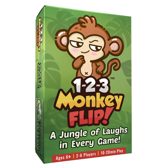1-2-3 Monkey Flip Card Game